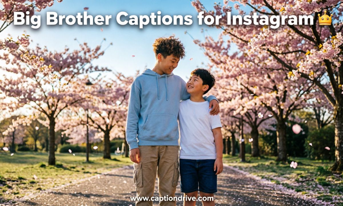 Big Brother Captions for Instagram