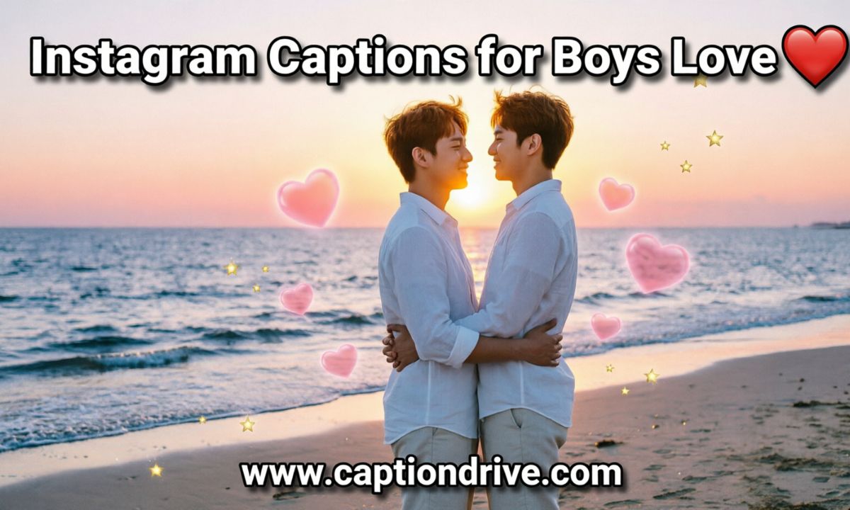 Instagram Captions for Boys Love