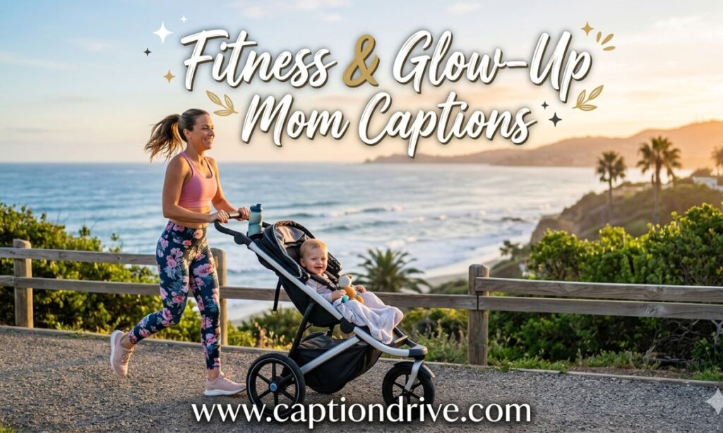 Fitness & Glow-Up Mom Captions