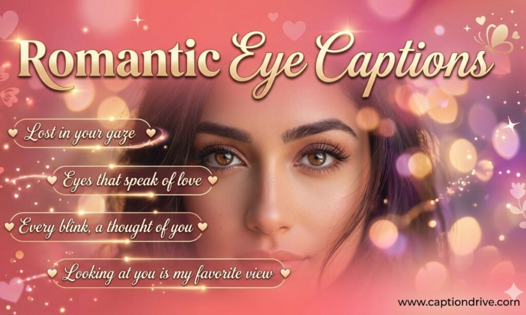 Romantic Eye Captions