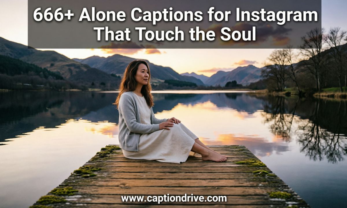 Alone Captions for Instagram