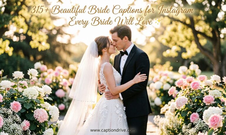 Beautiful Bride Captions for Instagram