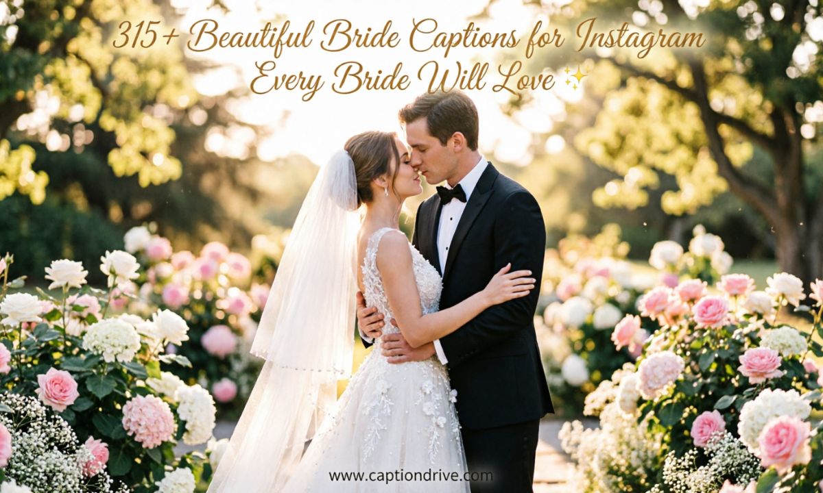 Beautiful Bride Captions for Instagram