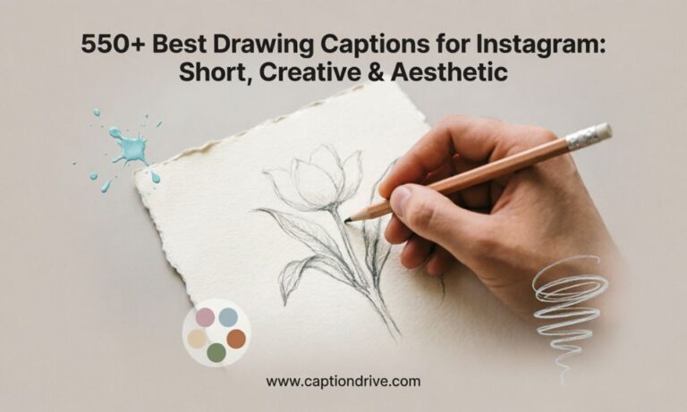 Best Drawing Captions for Instagram