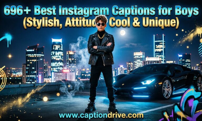 Best Instagram Captions for Boys