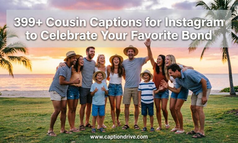Cousin Captions for Instagram