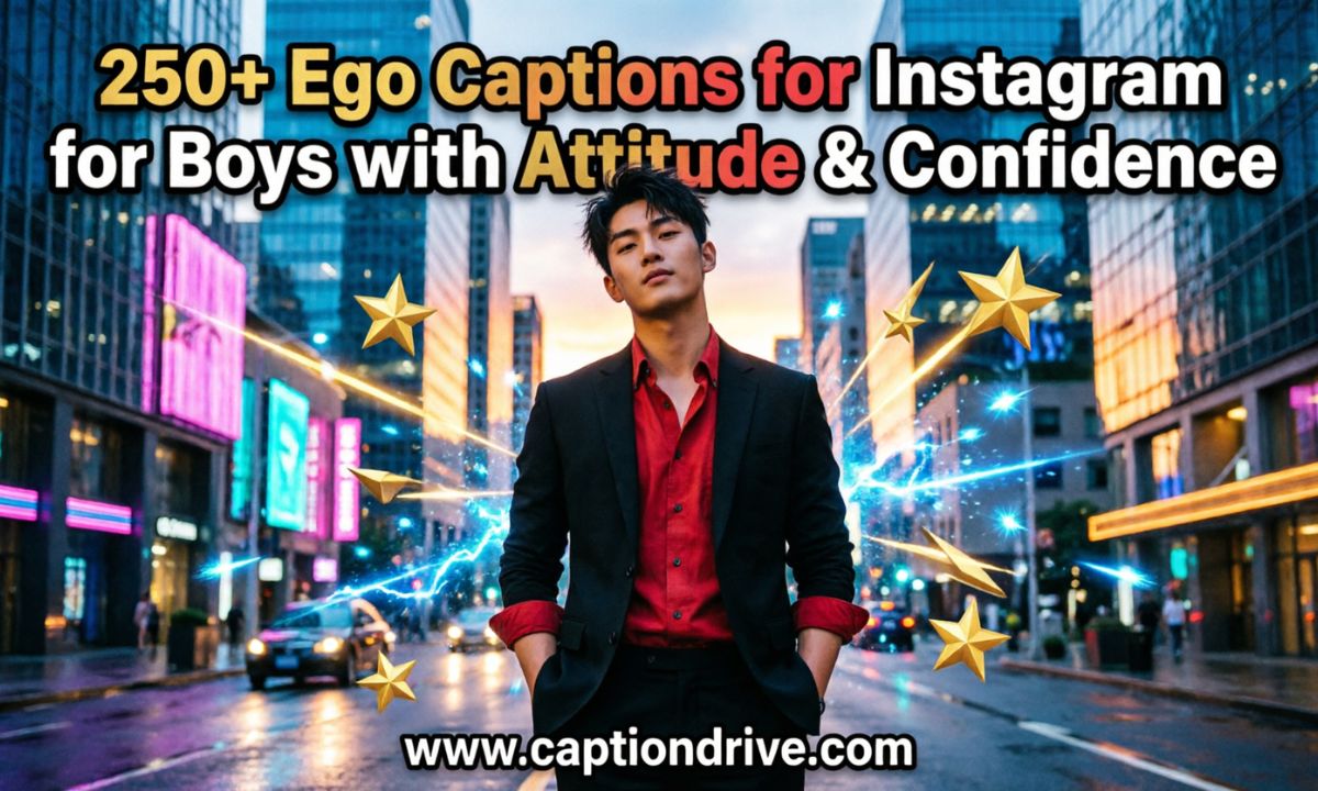 Ego Captions for Instagram for boys
