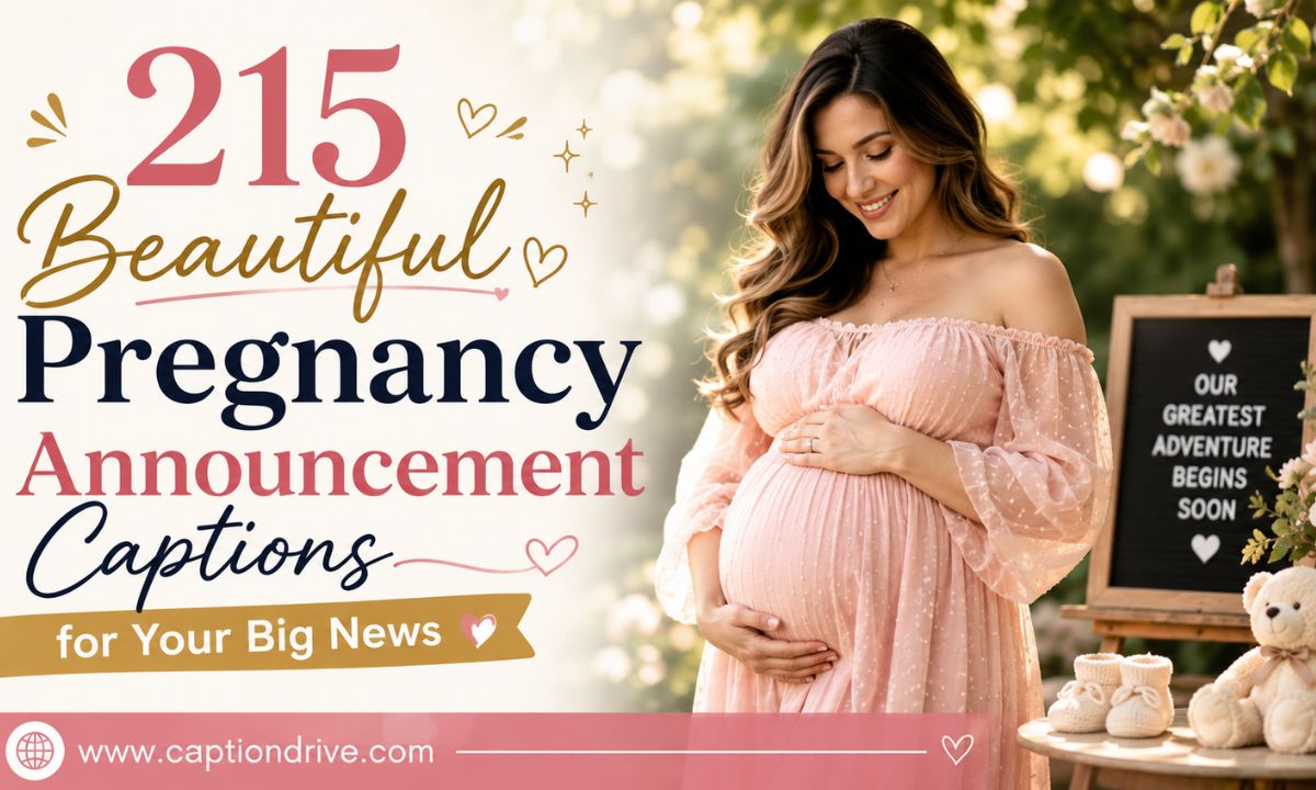 Beautiful Pregnancy Announcement Captions for Your Big News
