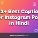 Best Caption for Instagram Post in Hindi