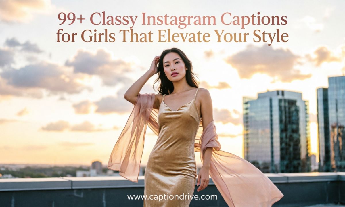 Classy Instagram Captions for Girls