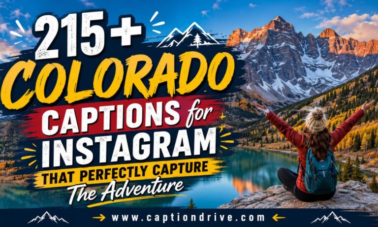 Colorado Captions for Instagram