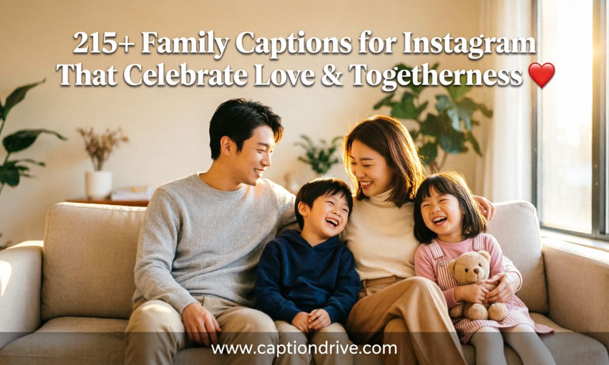 Family Captions for Instagram