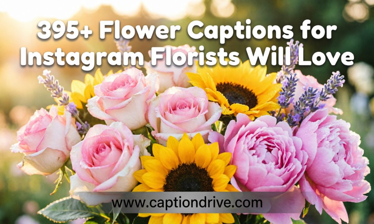 Flower Captions for Instagram Florists Will Love