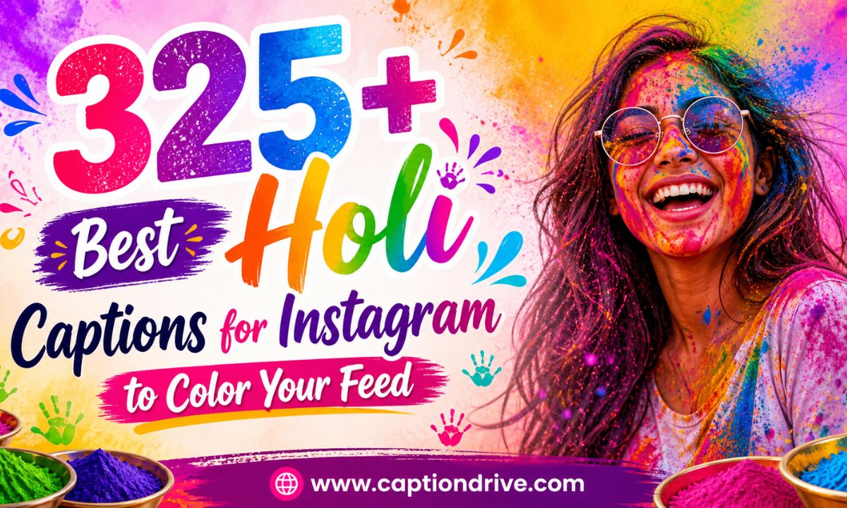 Holi Captions for Instagram
