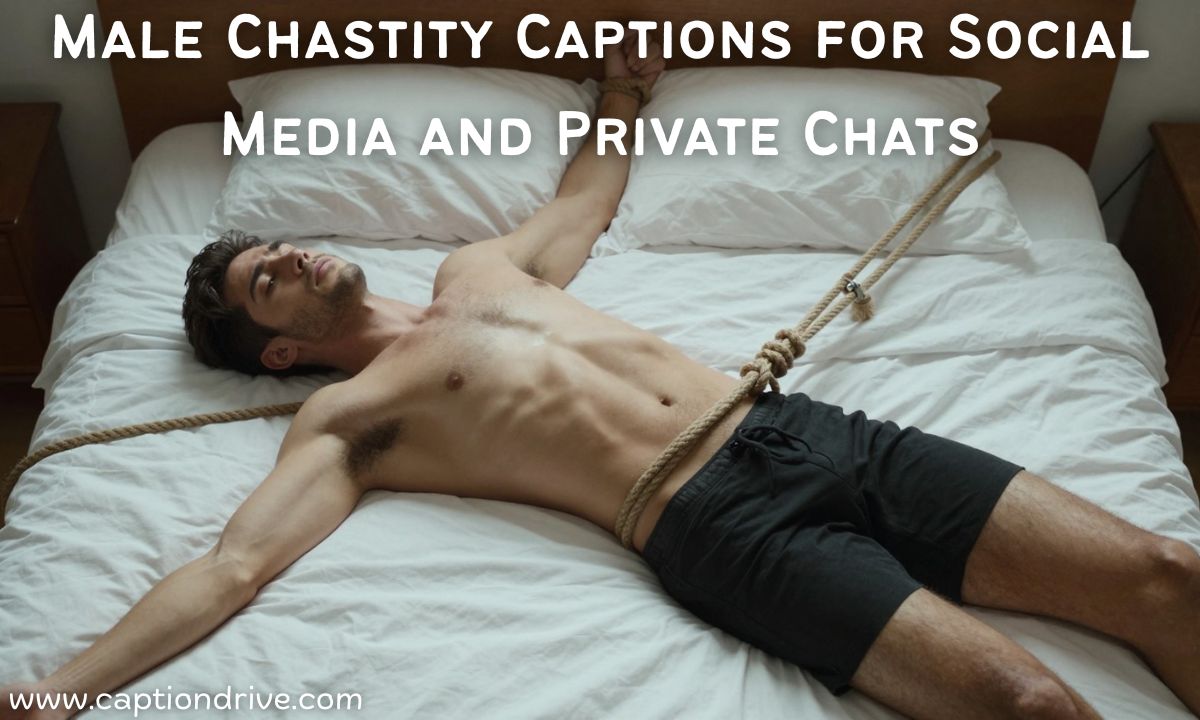 Male Chastity Captions