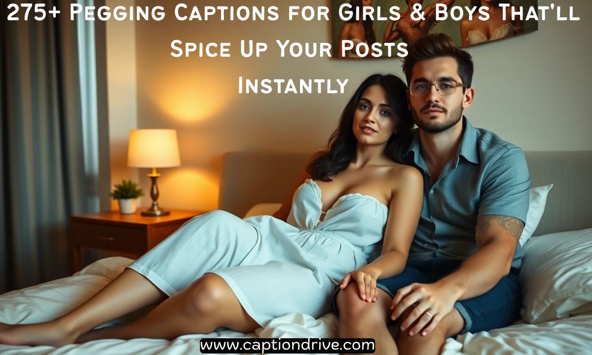 Pegging Captions for Girls and Boys