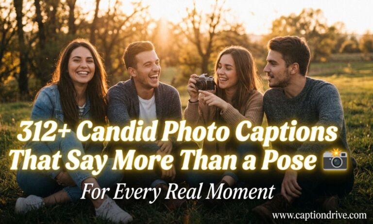Candid Photo Captions
