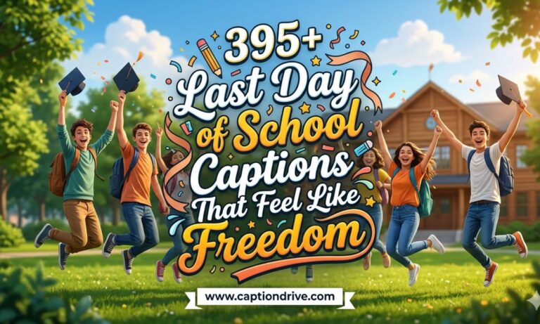 Last Day of School Captions