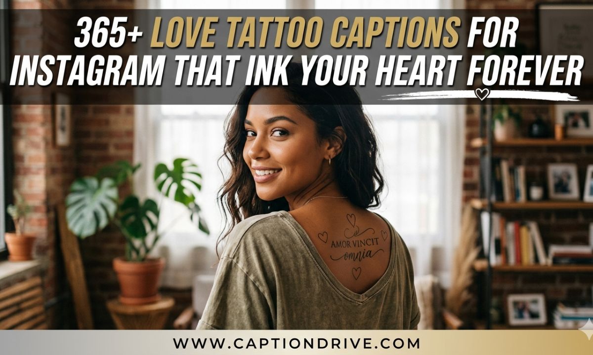 Love Tattoo Captions for Instagram