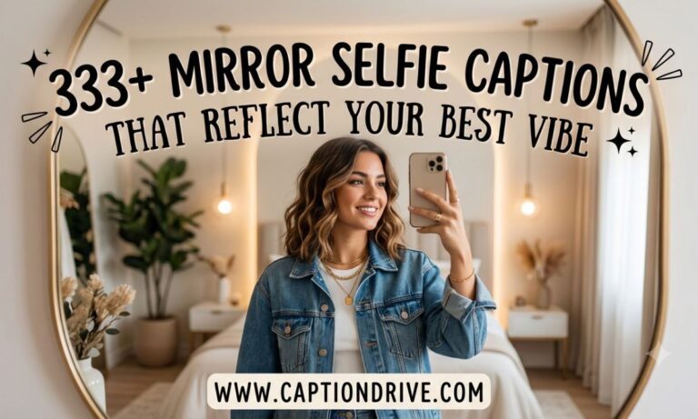 Mirror Selfie Captions