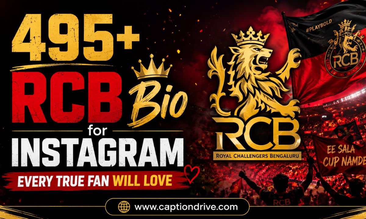 RCB Bio for Instagram