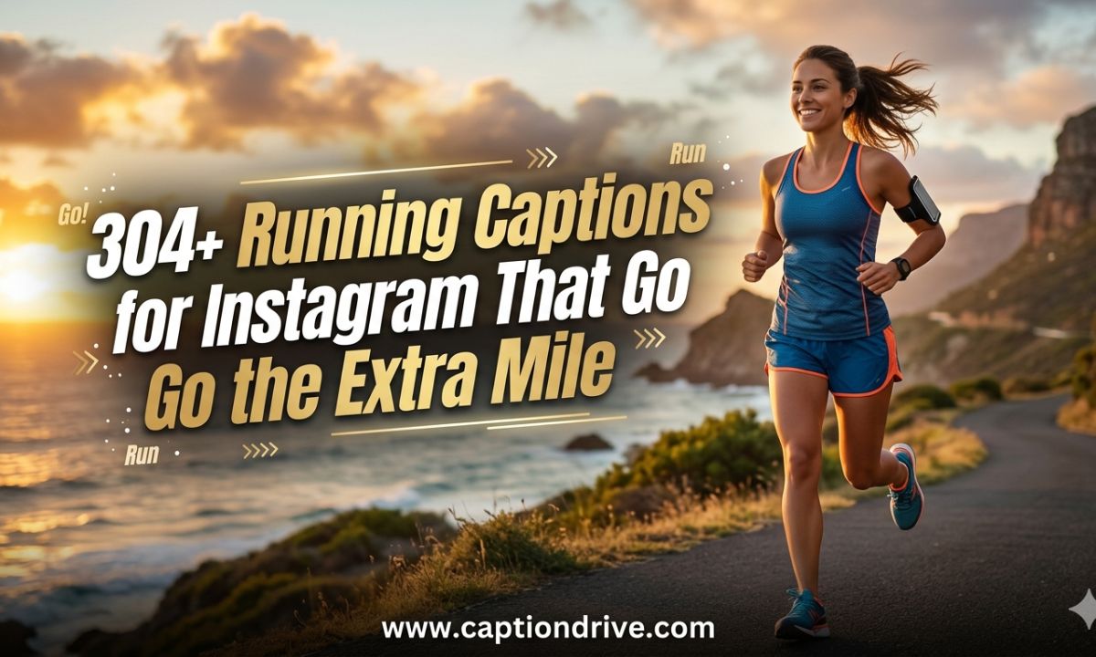 Running Captions for Instagram