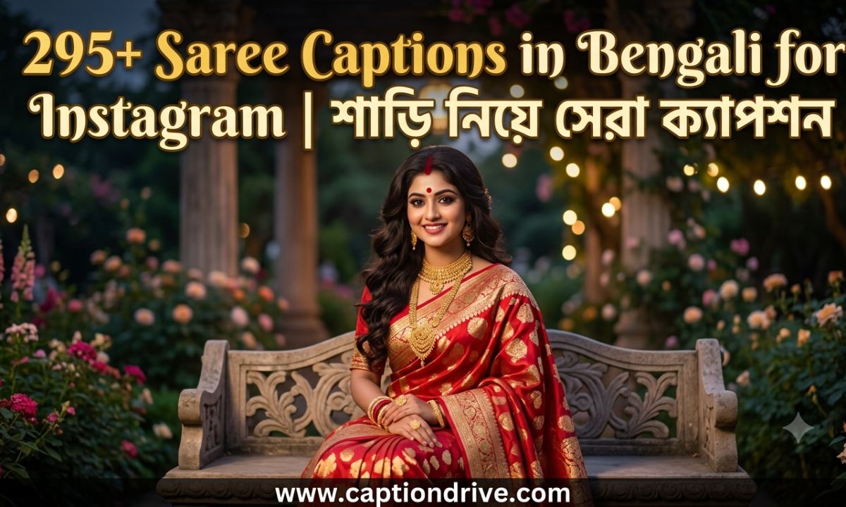 Saree Captions in Bengali for Instagram