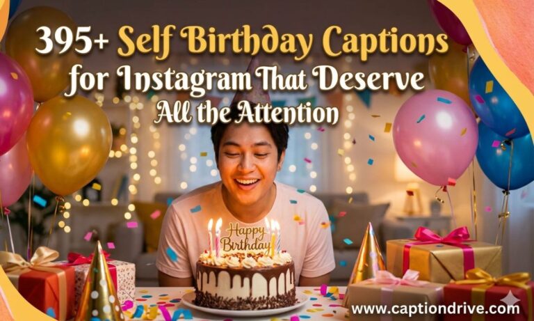 Self Birthday Captions for Instagram