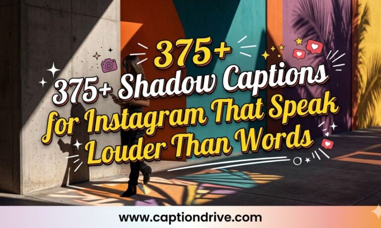 Shadow Captions for Instagram